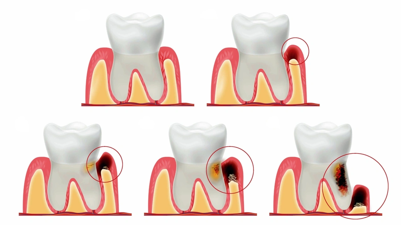 Fasi della parodontite
